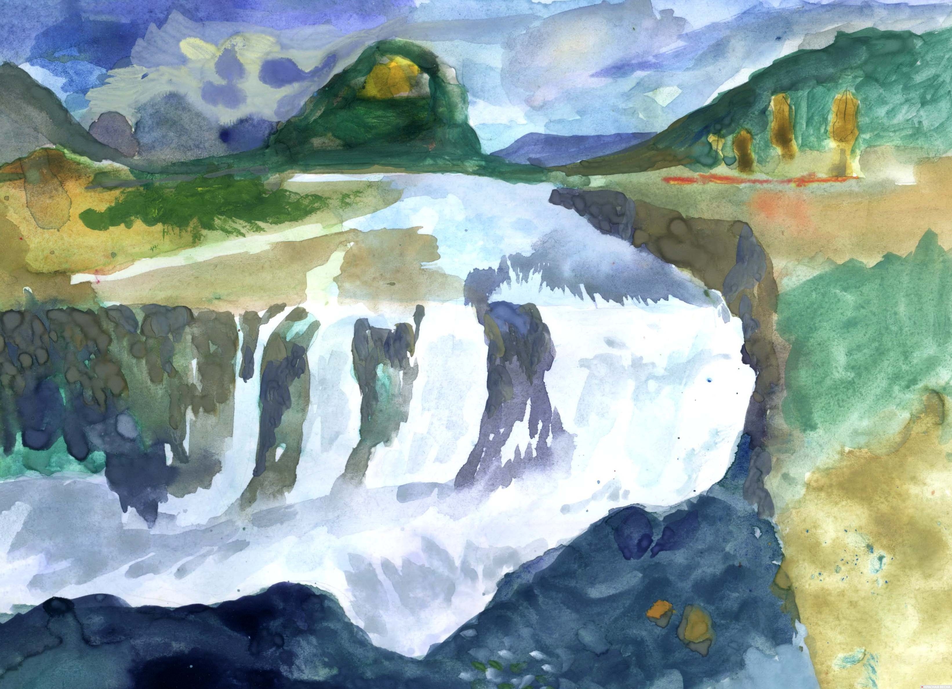 Плато Путорана. Детский рисунок