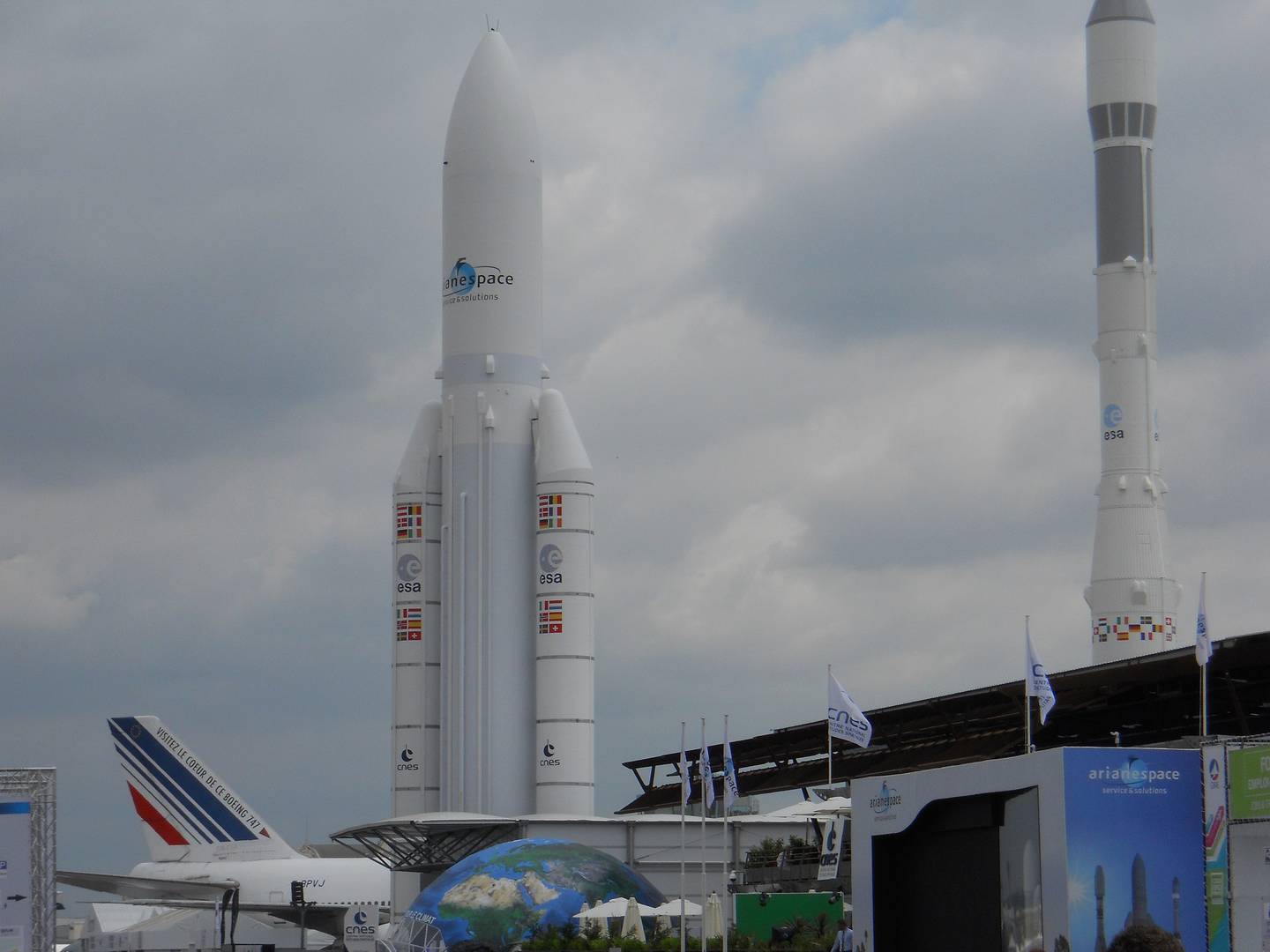 Ракеты Ariane 5 и Ariane 1. Бурже, Франция, 2015