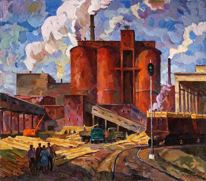 Алексей Иванович Бутов. Завод. 1977