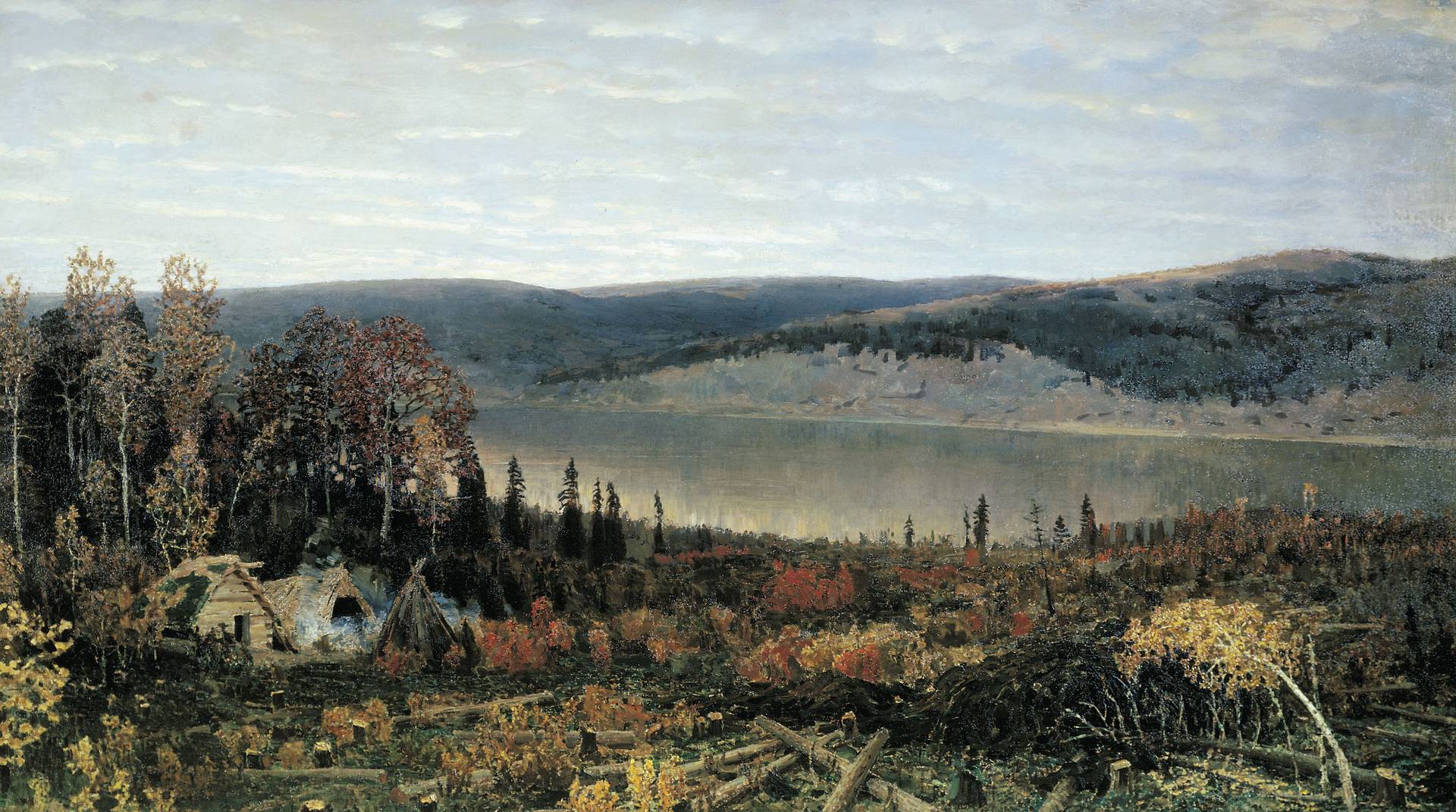 Васнецов Аполлинарий. Кама. 1895.