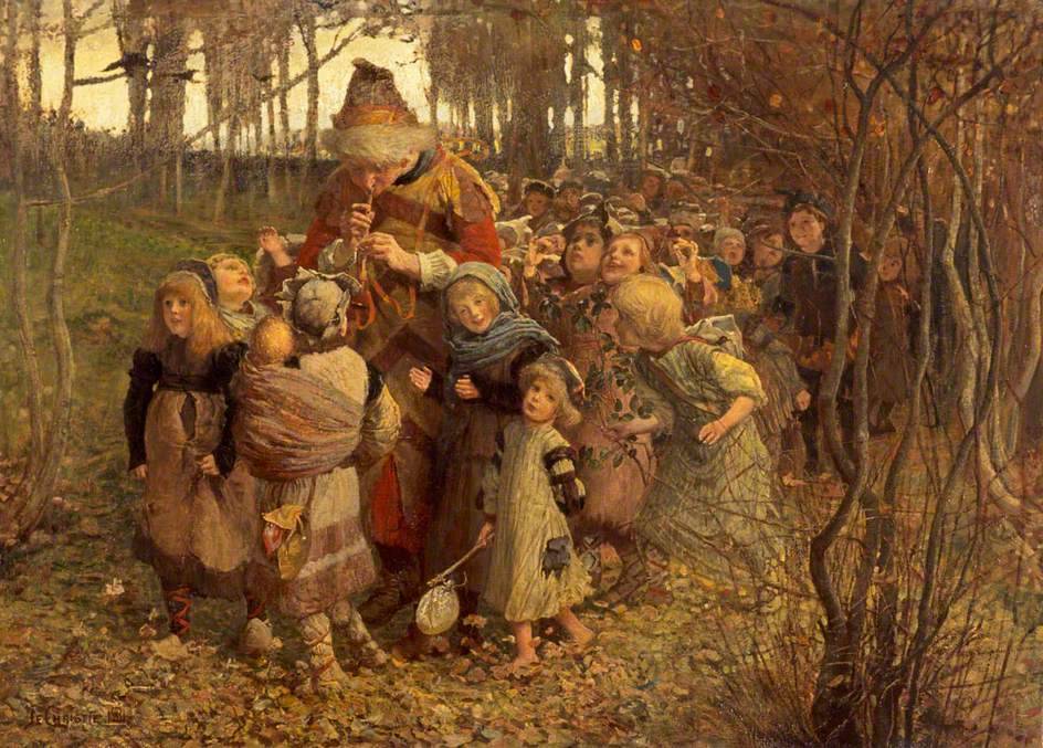 Джеймс Элдер Кристи. Гамельнский крысолов. 1881