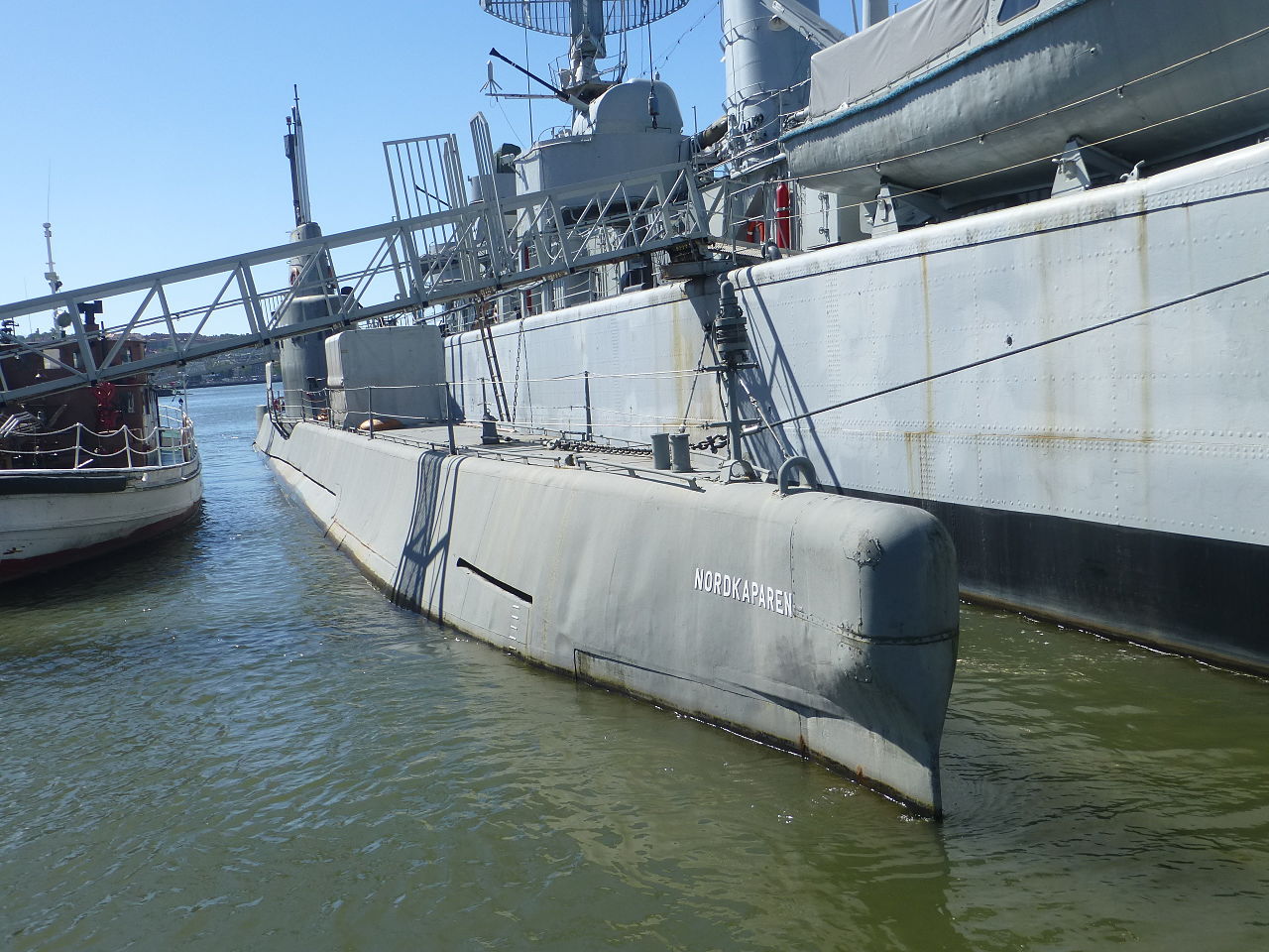 Подлодка Nordkaparen в Морском музее в Гётеборге