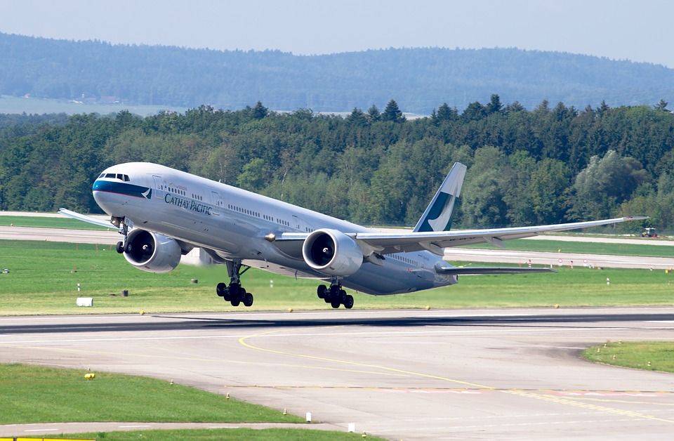 боинга 777, cathay pacific, аэропорт цюрих