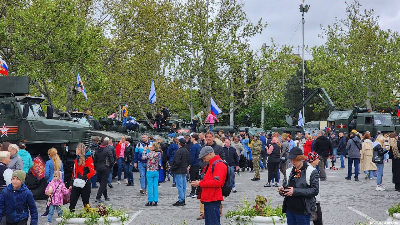 Празднование Дня Победы в Севастополе 