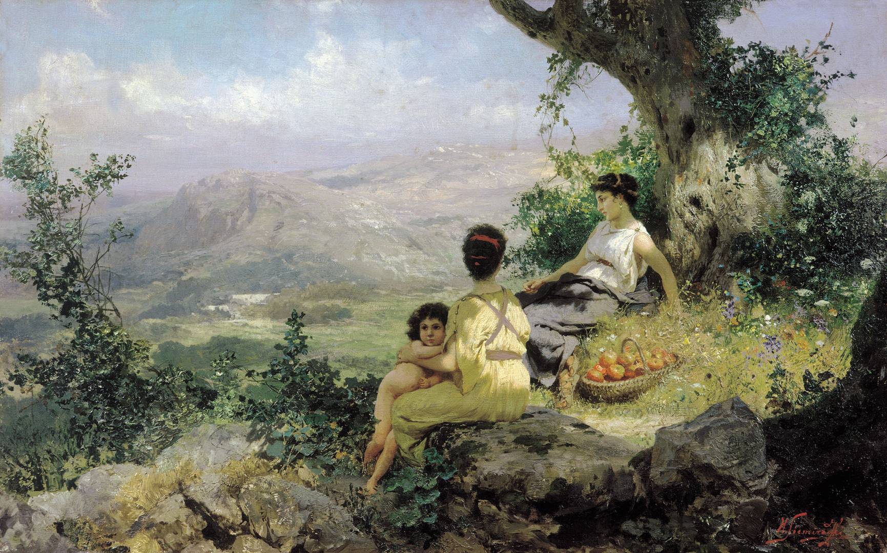 Генрих Семирадский. Отдых. 1896