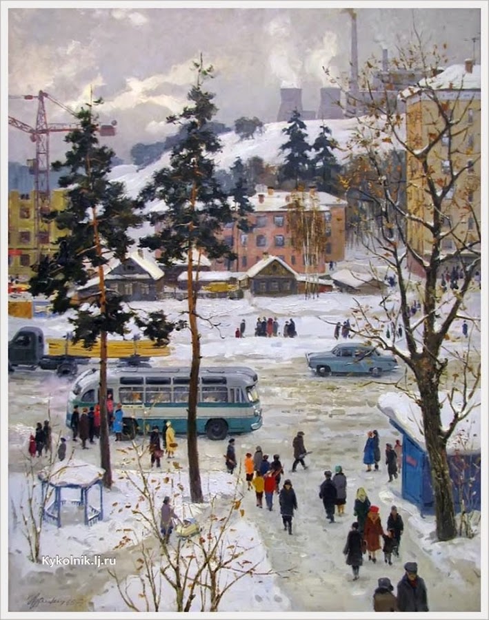 Нурмухаметов Рауль Валеевич. Молодой город. 1965