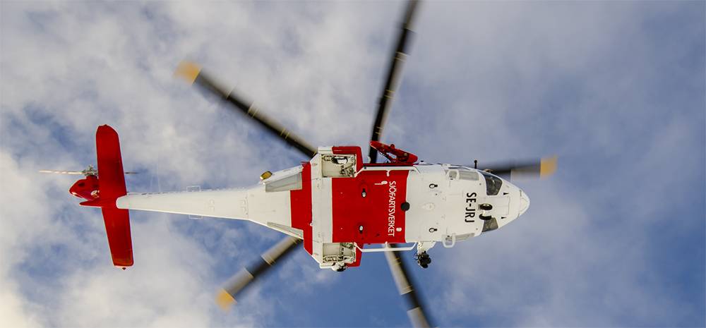 Спасательный вертолет AW139 Морской администрации Швеции