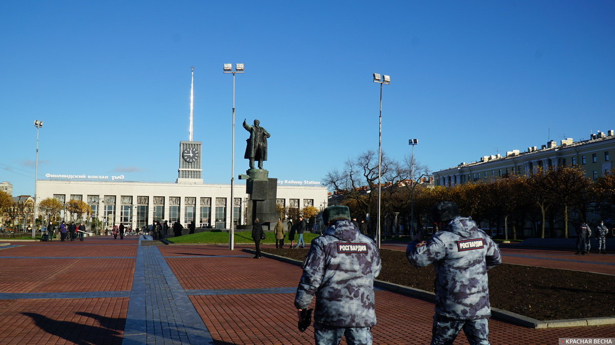 Площадь Ленина. Санкт-Петербург. 7 ноября 2020 года