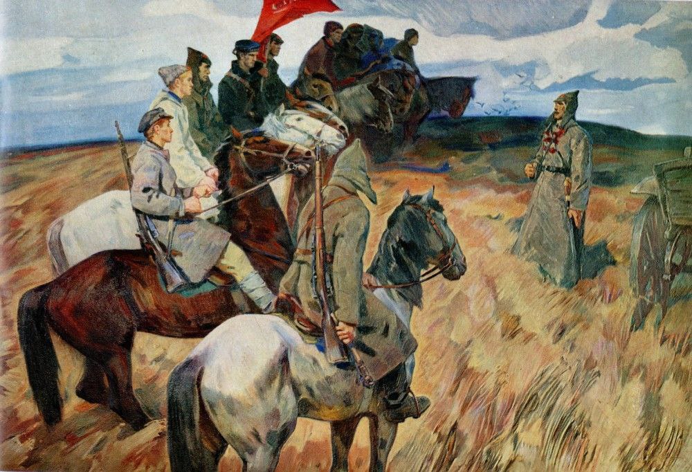 Виктор Шаталин. Собирались отряды юных бойцов. 1977