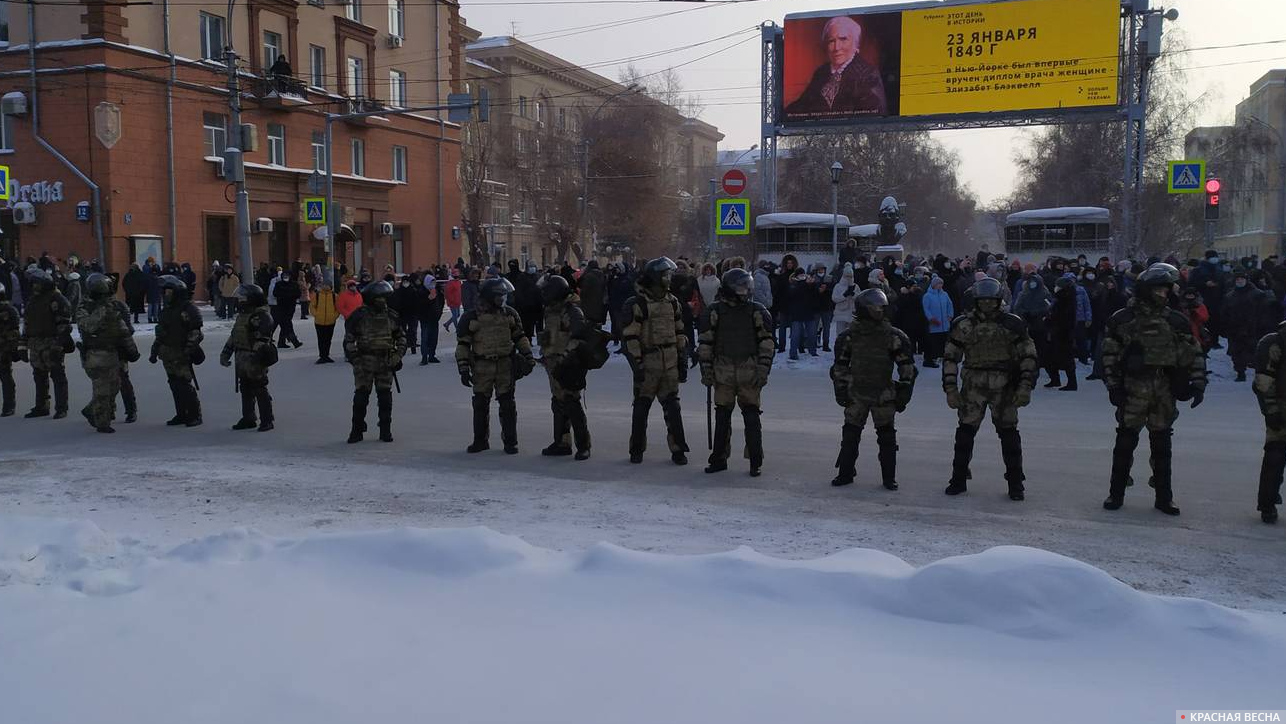 г. Новосибирск. Силовики на перекрестке