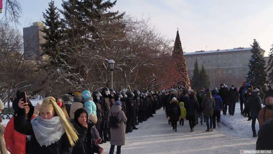 г. Новосибирск. Протест «за Навального» 