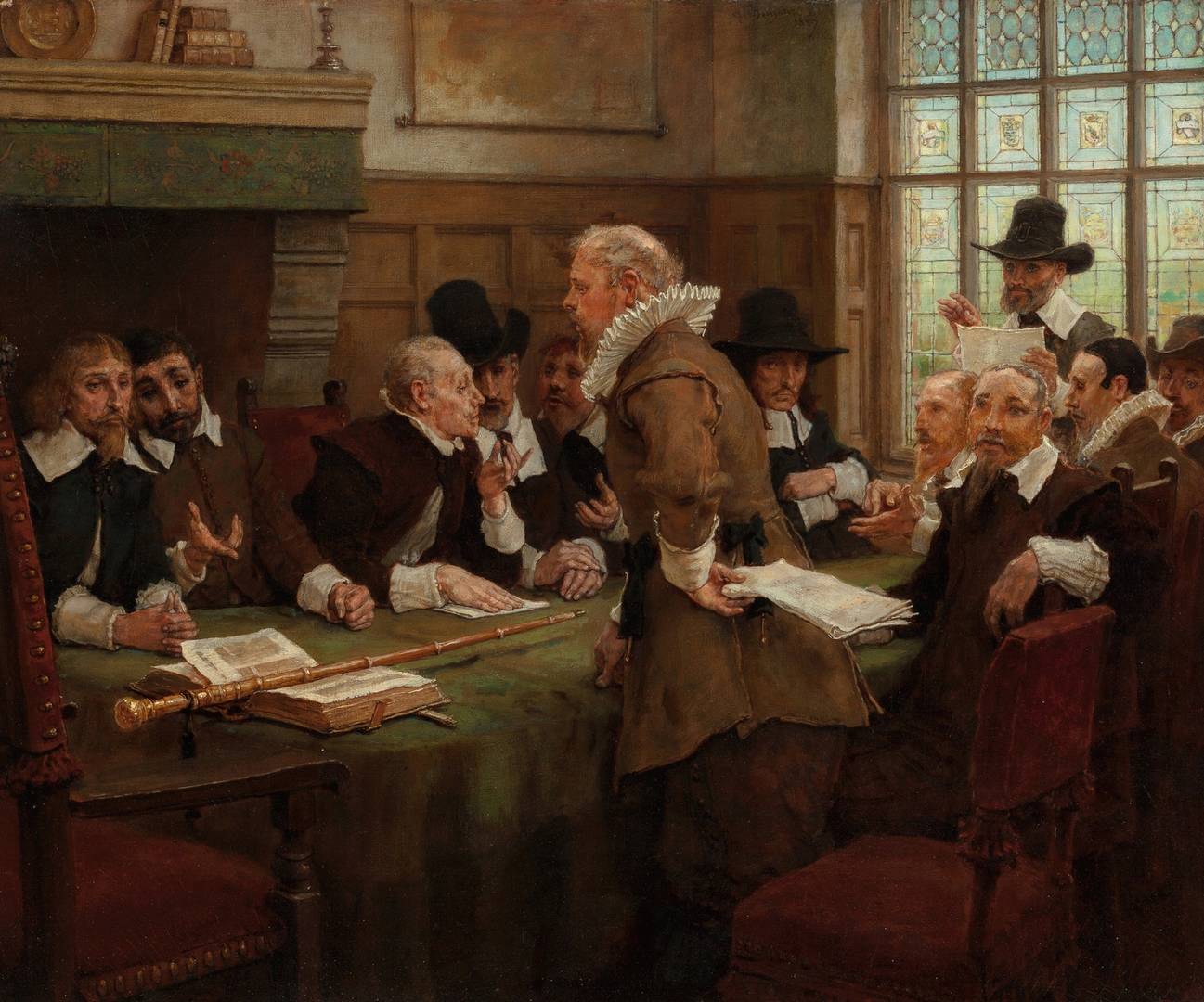Джордж Генри Ботон. Переговорщики. 1887