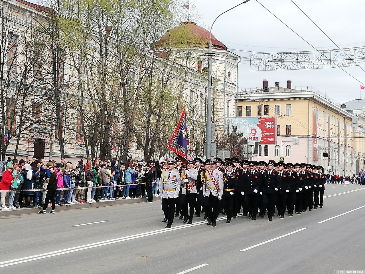 Томск. Парад Победы. Строй