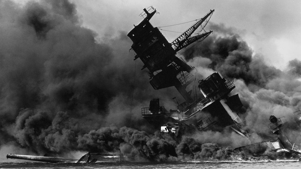 Американская военная база Перл Харбор 7 декабря 1941 года