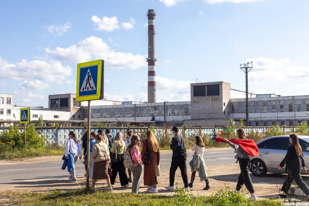 Возле ХБК «Шуйские ситцы»