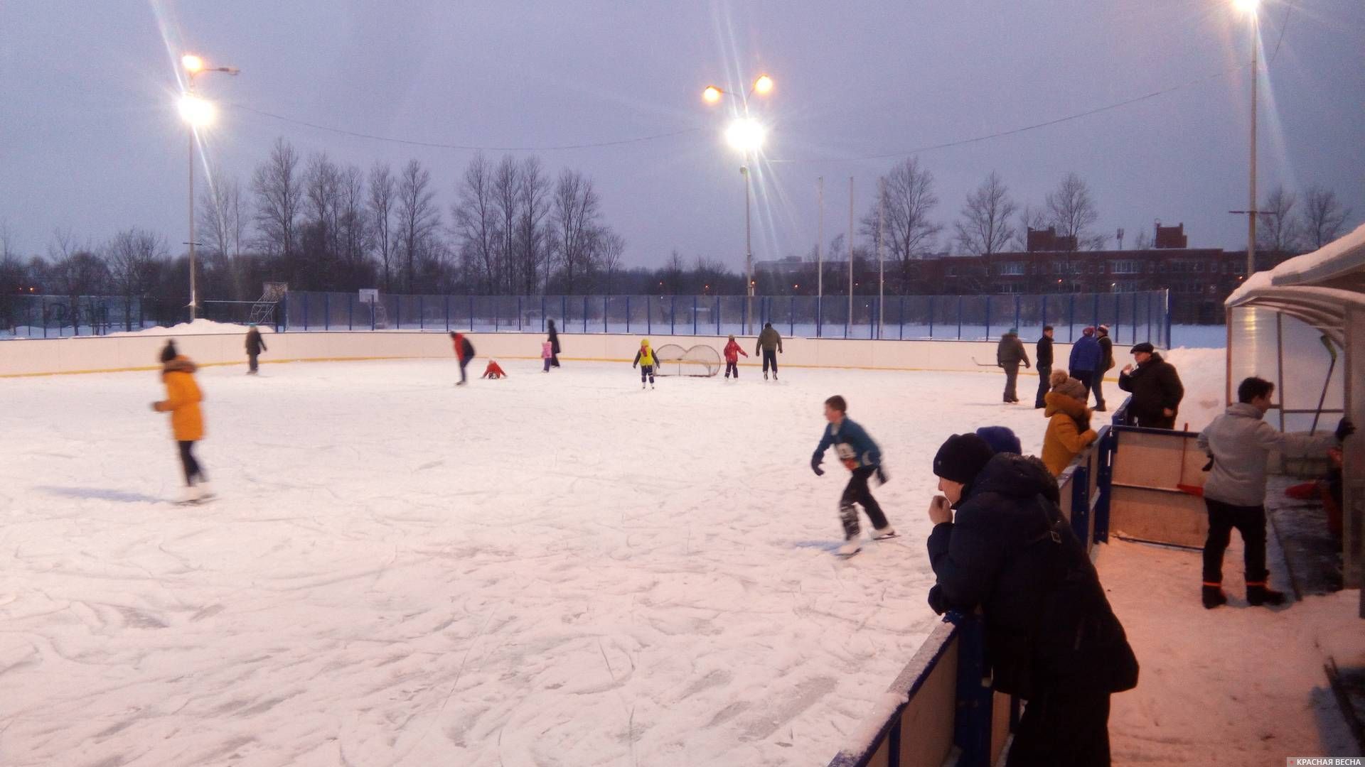 Каток в Авиагородке Санкт-Петербург