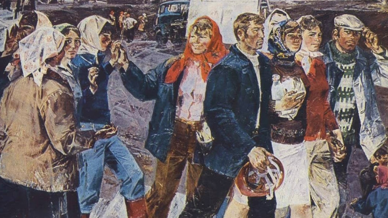 В. Жемерикин. Микрорайон. 1974