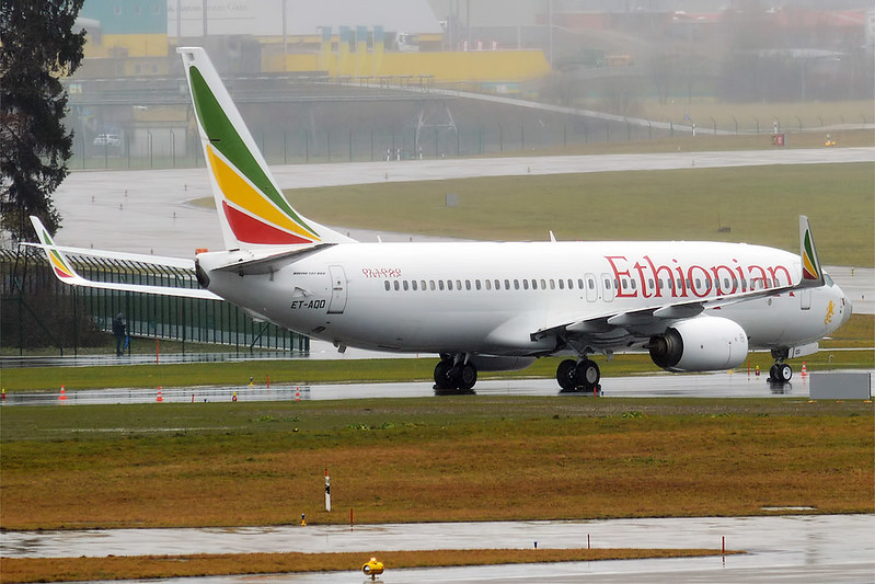 Самолет Ethiopian Airlines