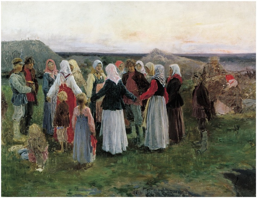 Алексей Степанов. Хоровод. 1890-е