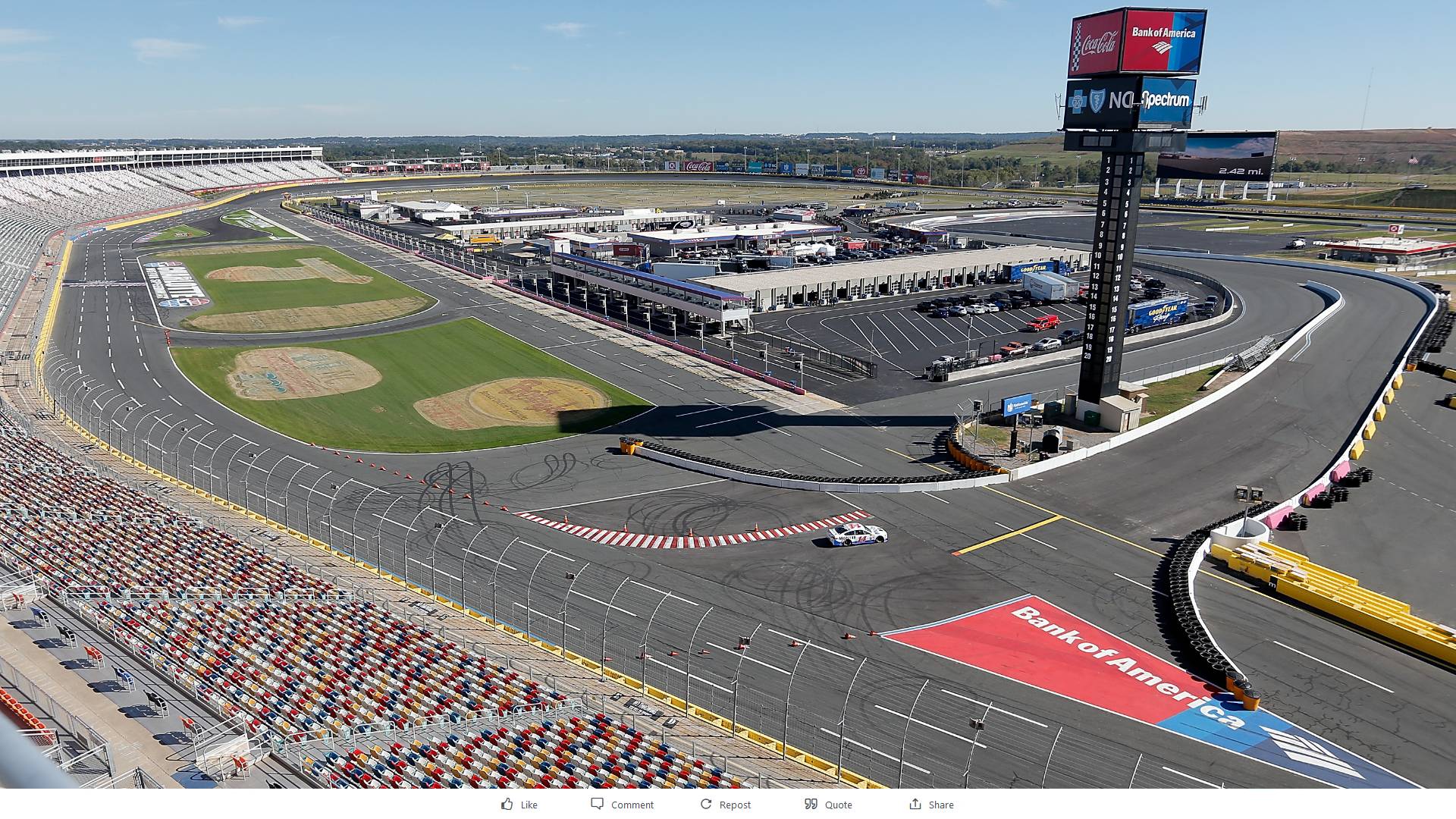 Гоночная трасса Charlotte Motor Speedway