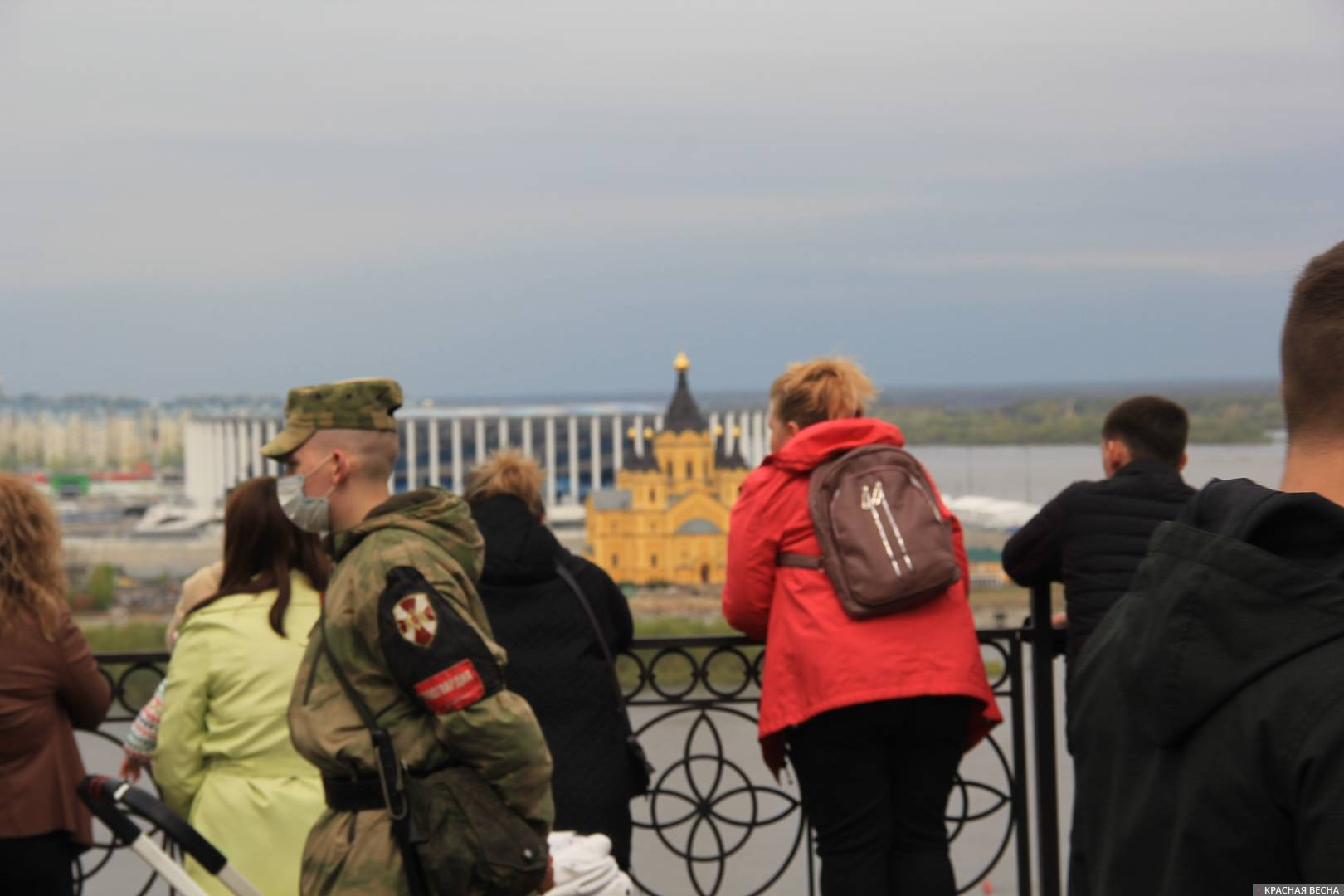 Вид на нижегородскую стрелку