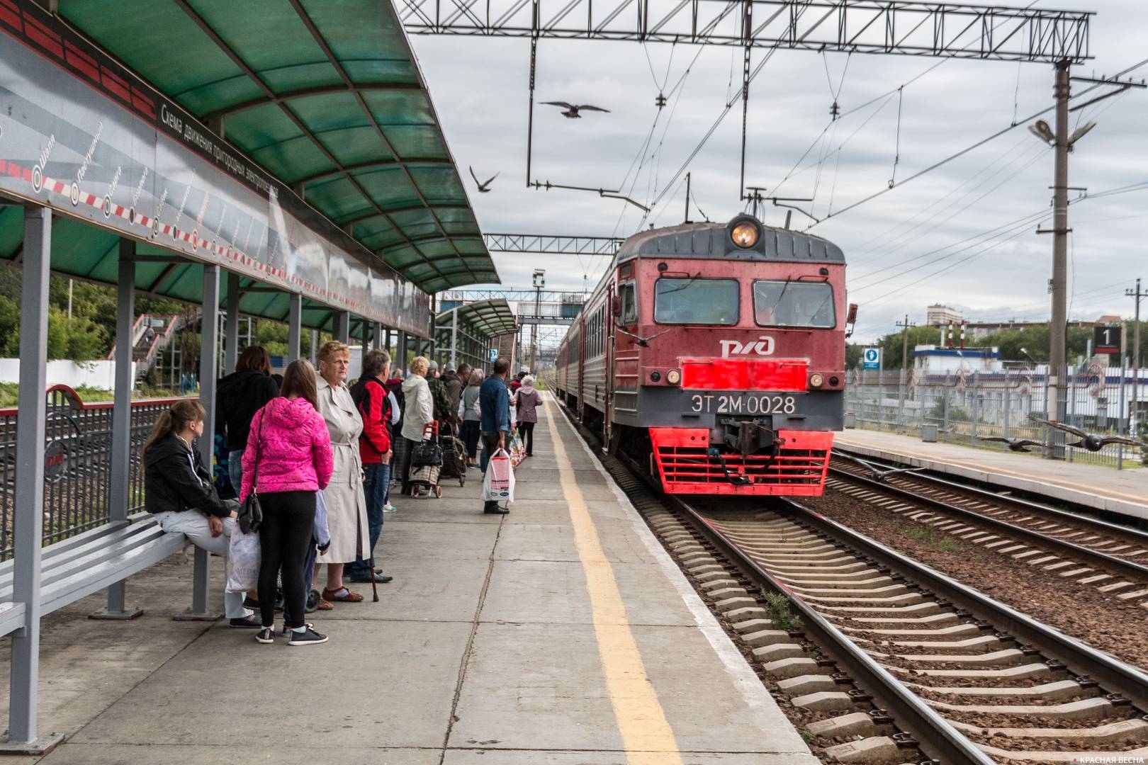 Электропоезд ЭТ2М. Екатеринбург