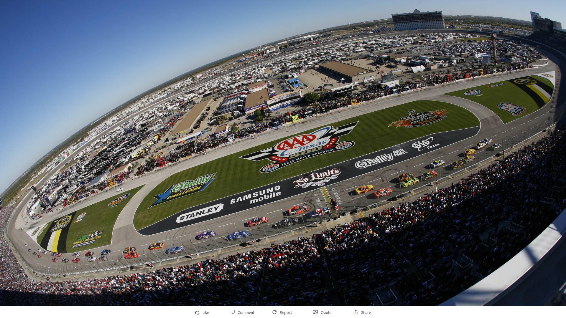 Гоночная трасса Texas Motor Speedway