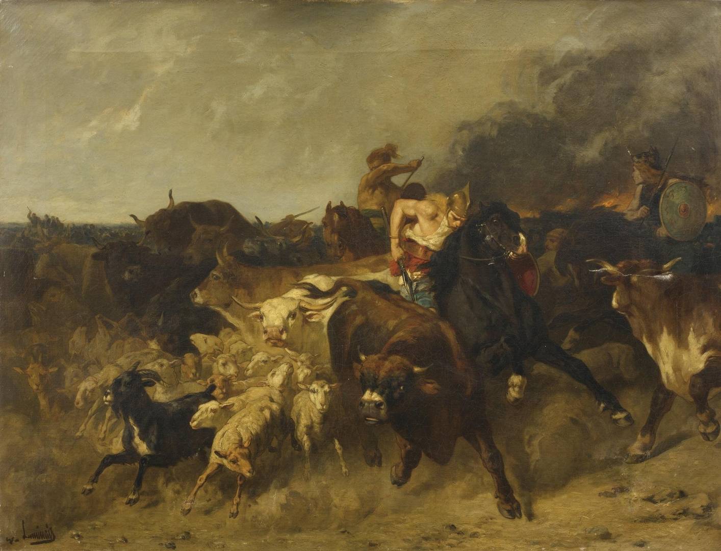 Эварист Виталь Люмине. Галльские мародёры