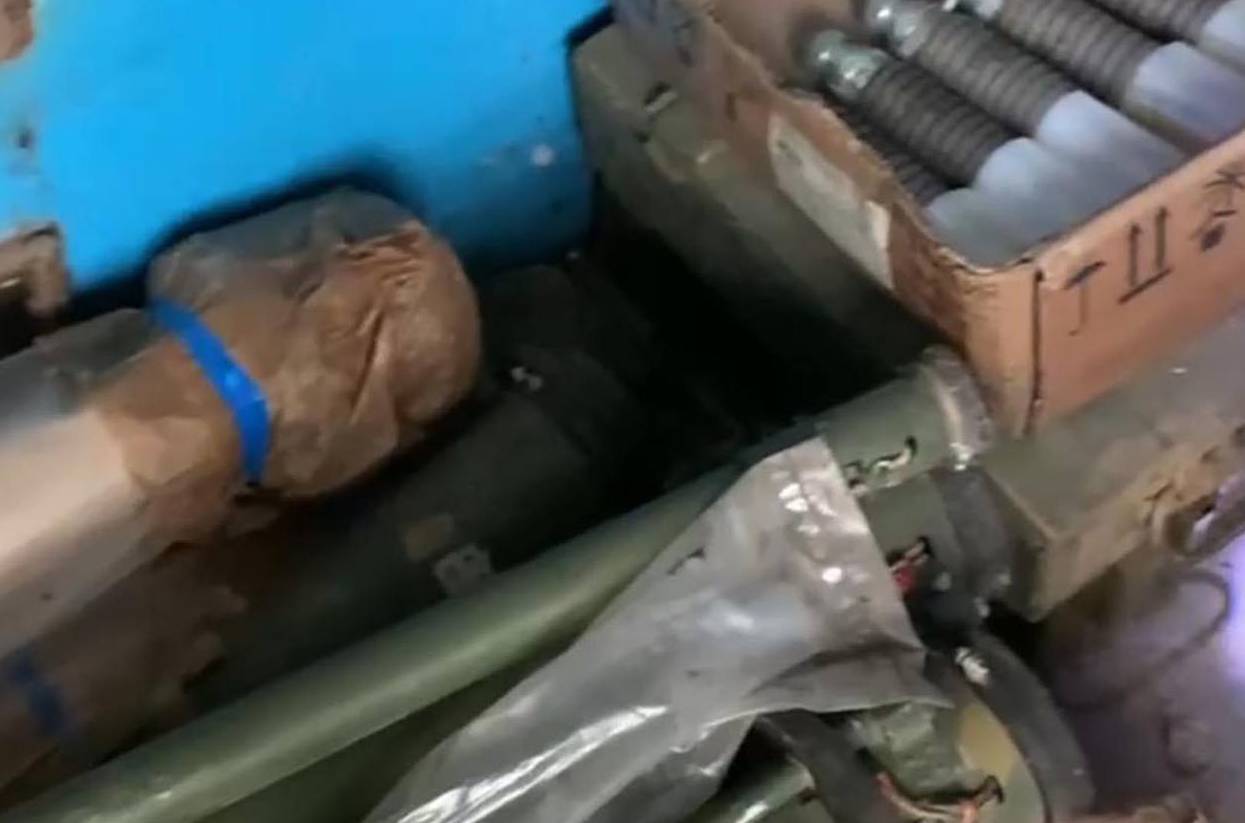 Схрон с боеприпасами ВСУ (архив)