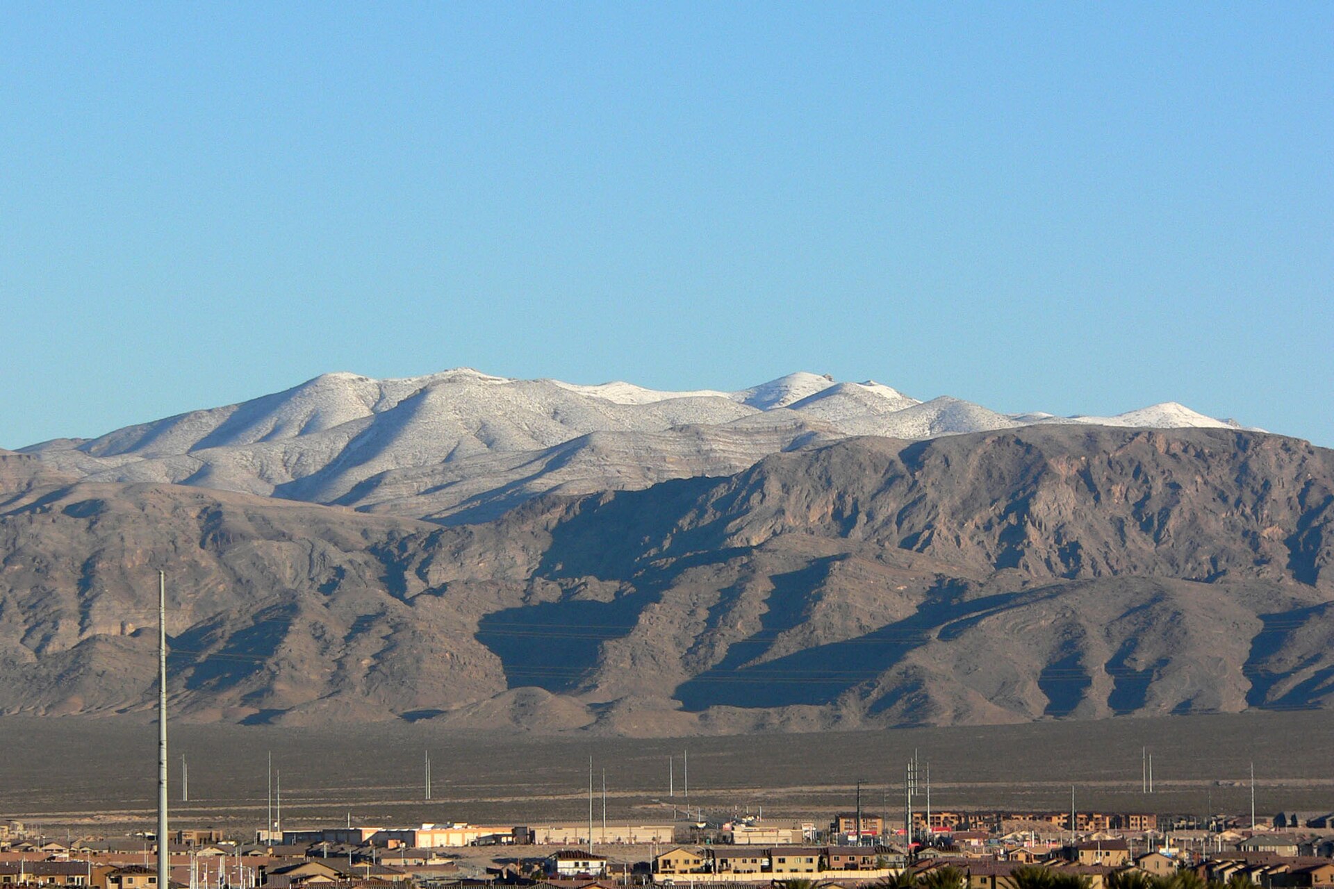 Las Vegas Range from Cannery