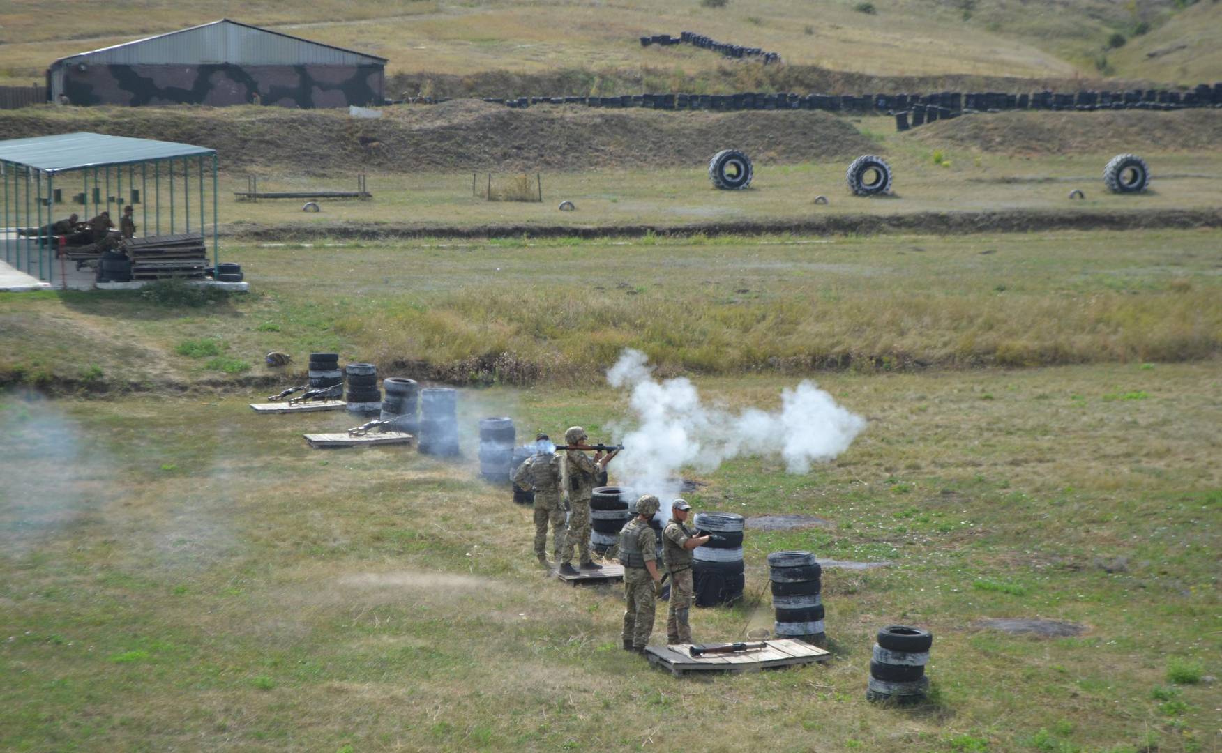 Лагерь подготовки украинских военных