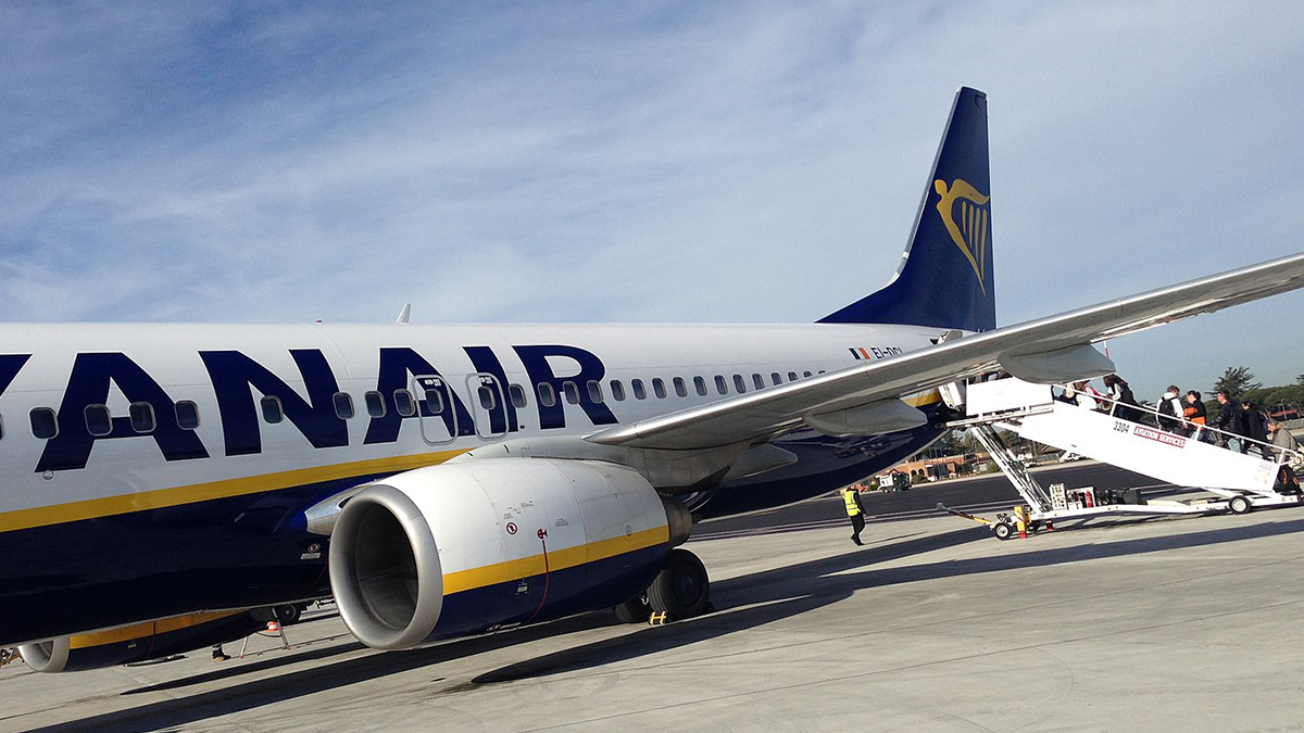 Авиалайнер компании Ryanair