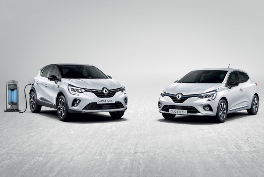 Гибридные Renault Captur и Clio