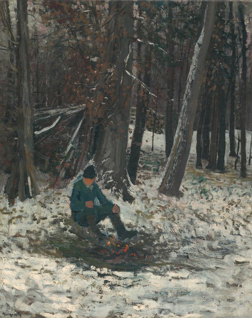 Ласло Меднянский. Дровосек. 1885-1895