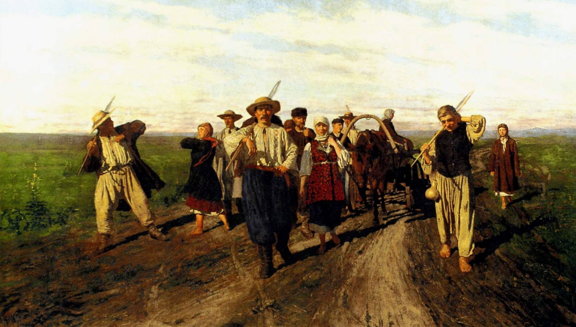 Николай Кузнецов. На заработки. 1882