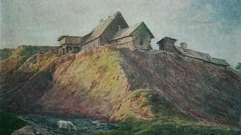 Карл Гун. Обрыв. 1872. Национальный Художественный музей, Рига