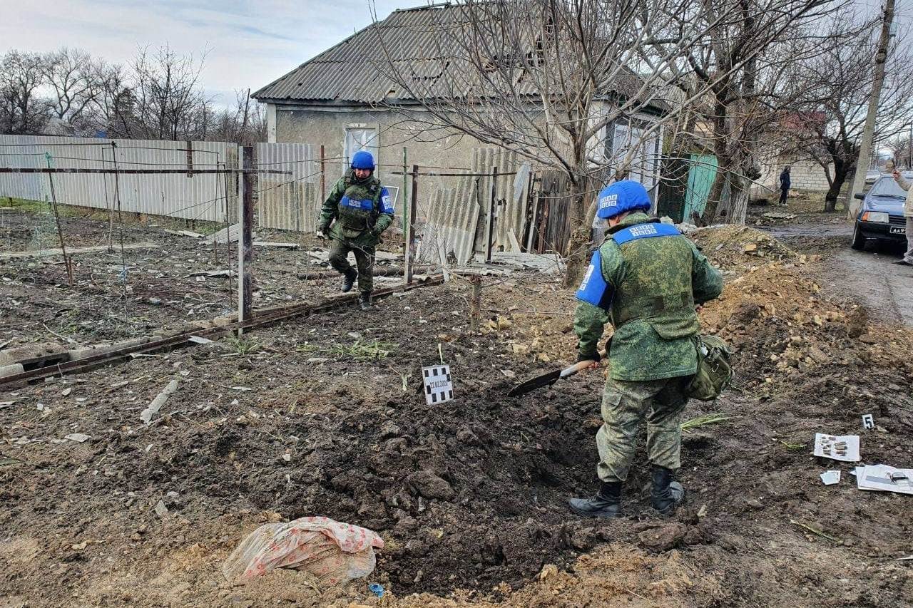 Повреждение жилых строений в результате обстрела ВСУ