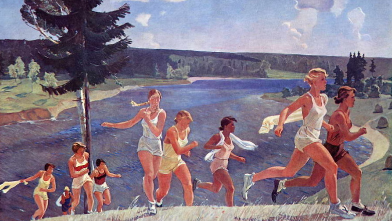 Александр Дейнека. «‌Раздолье» (фрагмент), 1944 г