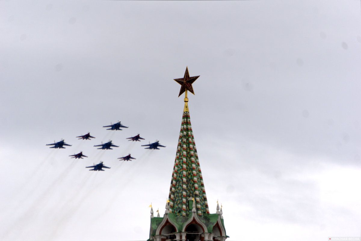 Москва. Авиационный парад