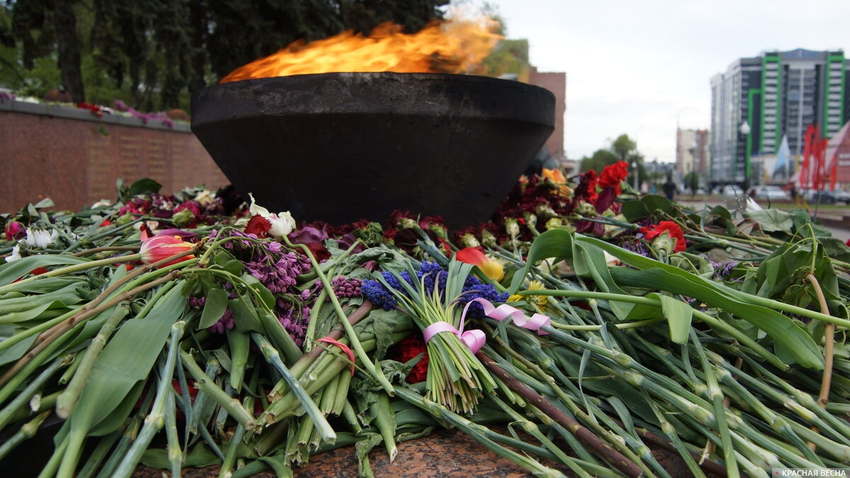 Маленький букет, Мемориальный комплекс «Памятник Славы», Воронеж, 10.05.22 