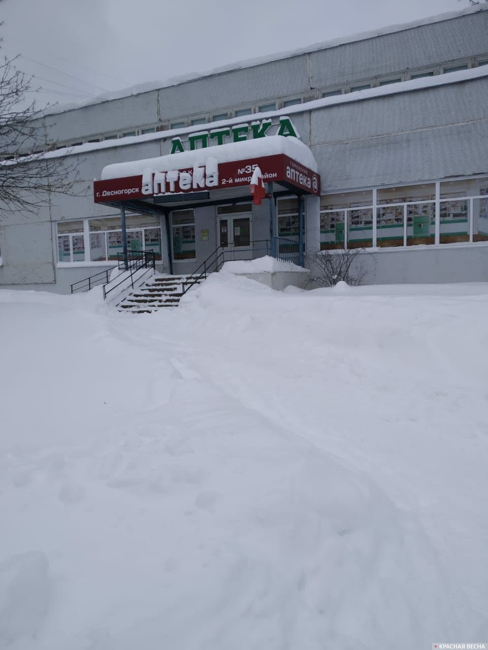 До аптеки дойти не так-то просто. Десногорск, Смоленская область