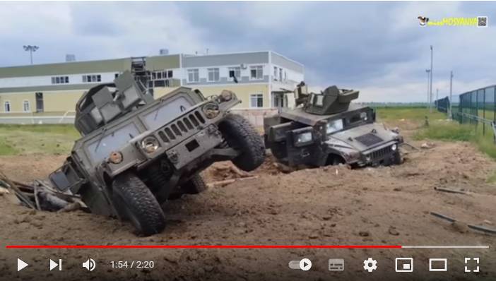 Военная техника диверсантов в Белгородской области