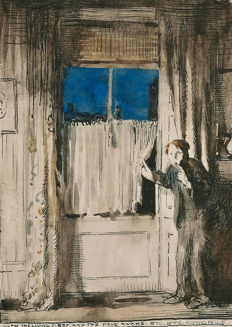 Уильям Орпен. Когда живые спят, а мертвые бодрствуют. Около 1906