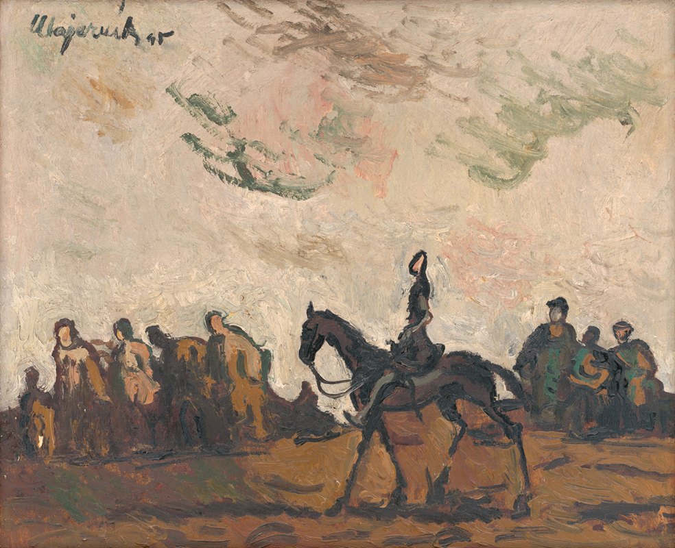 Киприан Майерник. Беженцы. 1945 год.