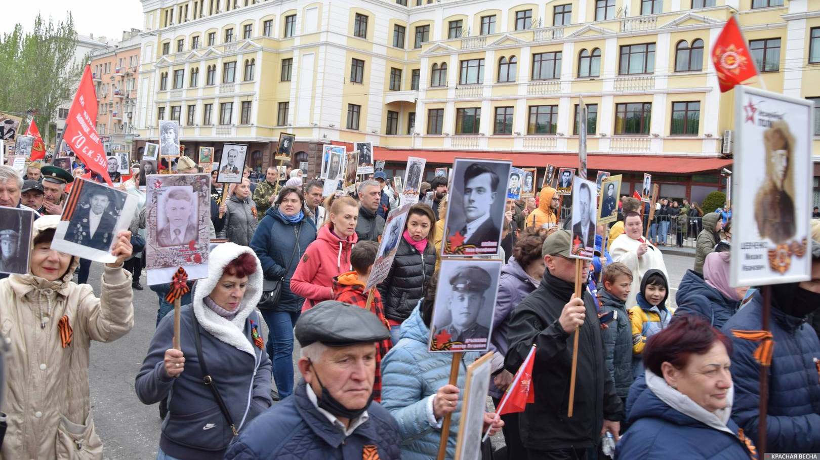 Бессмертный полк в Донецке