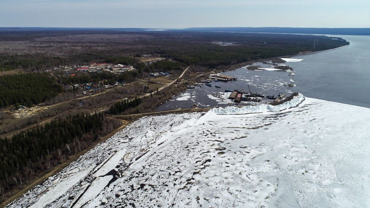 Угроза затопления Олекминска