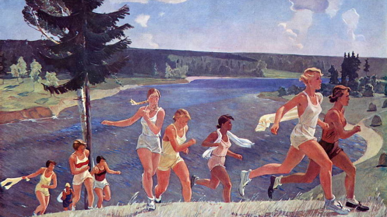 Александр Дейнека. «‌Раздолье» (фрагмент), 1944 г