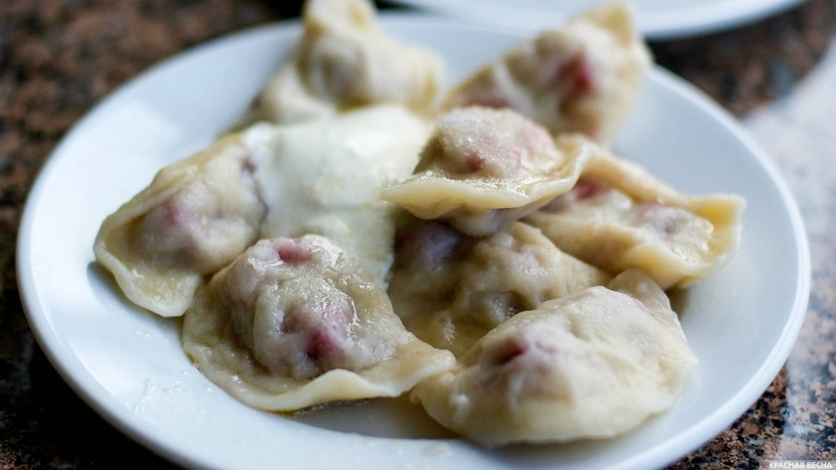 Вареники с вишней