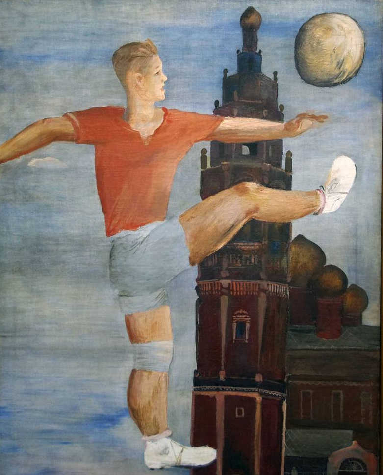 Александр Дейнека. Футболист (фрагмент). 1930