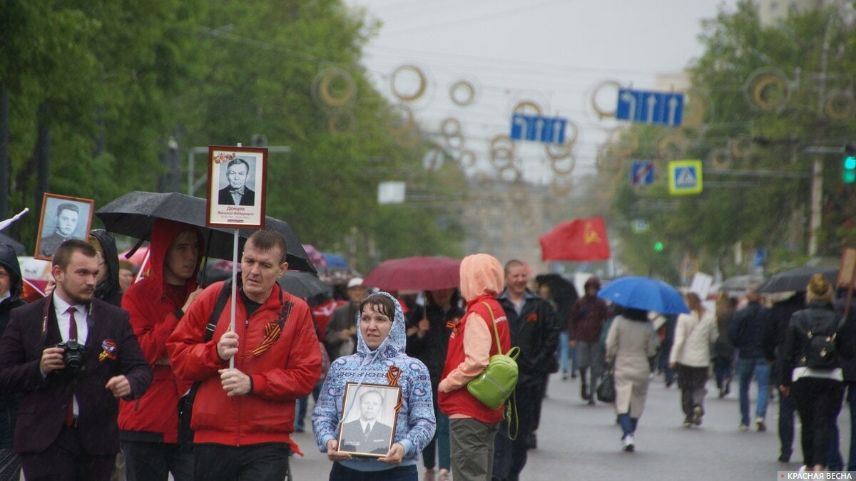 Бессмертный полк в Воронеже.